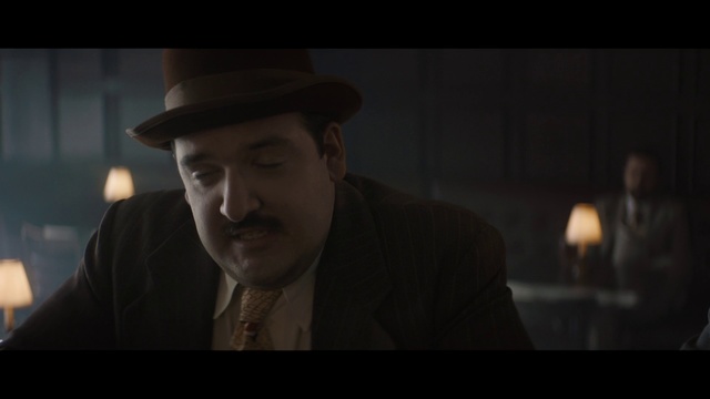 Video Reference: Movie, Darkness, Human, Facial hair, Screenshot, Fedora, Photography, Fun, Headgear, Beard