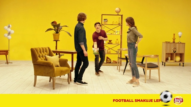 Video Reference: Yellow, Furniture, Room, Performance, Person