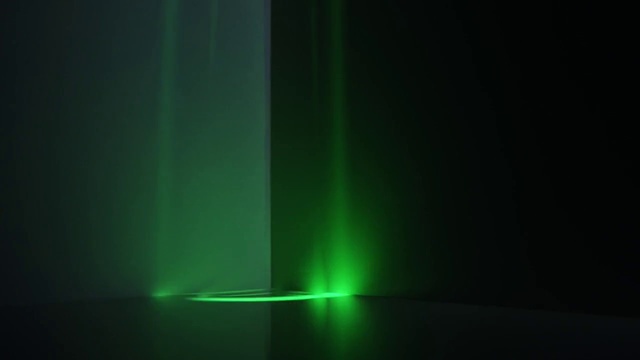 Video Reference: Green, Light, Visual effect lighting, Technology, Laser, Darkness, Aurora, Stage