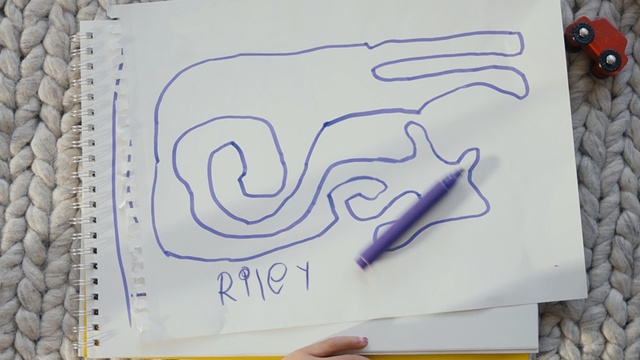 Video Reference: blue, text, font, design, material, art, drawing, calligraphy, writing, paper, Person