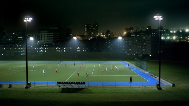 Video Reference: sport venue, atmosphere, green, structure, stadium, night, soccer specific stadium, player, grass, light