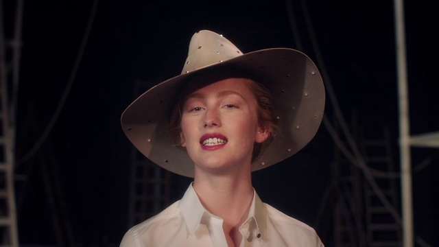 Video Reference: Hat, Beauty, Fashion, Headgear, Lip, Fashion accessory, Fun, Sun hat, Performance, Smile, Person