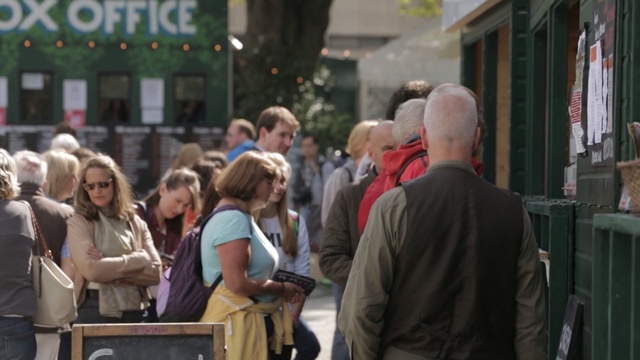 Video Reference: crowd, street, interaction, event, city, pedestrian, recreation, Person