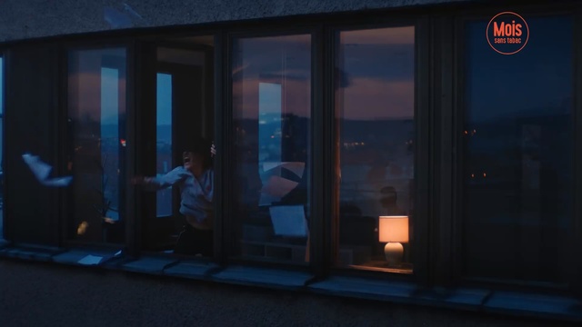 Video Reference: Blue, Light, Night, Sky, Window, House, Door, Darkness, Room, Architecture