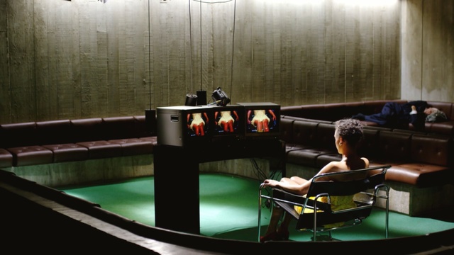 Video Reference: Green, Table, Room, Furniture, Games, Indoor games and sports, Recreation room, Leisure, Interior design, Pool