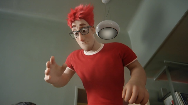 Video Reference: Red, Animation, Arm, Fun, Glasses, Hand, Muscle, Finger, Gesture, T-shirt, Person