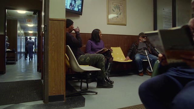 Video Reference: Room, Public space, Youth, Waiting room, Furniture, Floor, Flooring, Interior design, Event, Sitting