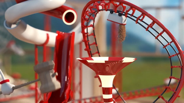 Video Reference: red, amusement ride, recreation, fun