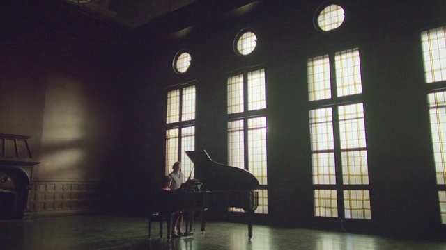 Video Reference: Room, Daylighting, Window, Architecture, Interior design, Building, Pianist, House, Person