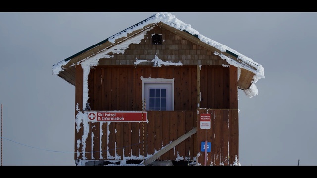 Video Reference: house, sky, home, building, wood, shed, shack, facade, winter, window