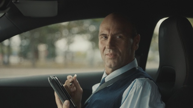 Video Reference: car, vehicle, technology, automotive design, family car, driving, city car, luxury vehicle, white collar worker, vehicle door