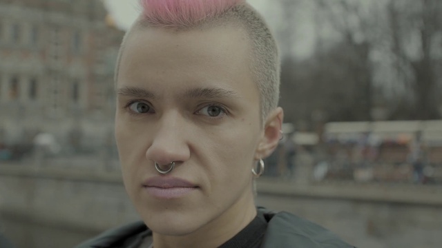 Video Reference: Hair, Face, Forehead, Eyebrow, Hairstyle, Head, Nose, Cheek, Chin, Buzz cut