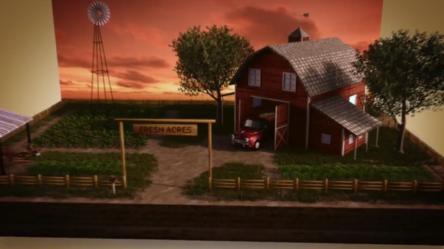 Video Reference: House, Home, Property, Sky, Scale model, Building, Architecture, Rural area, Landscape, Farm