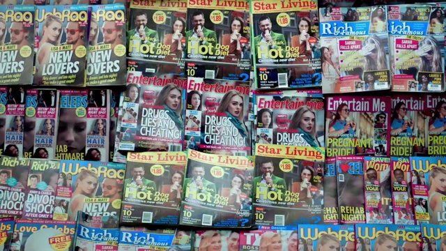 Video Reference: Collection, Magazine, Publication, Hair coloring, Supermarket