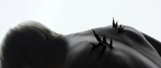 Video Reference: black, black and white, photography, close up, neck, sky, girl, silhouette