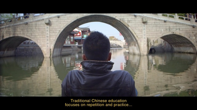 Video Reference: water, reflection, waterway, bridge, river, fixed link, canal, tourism, recreation, Person