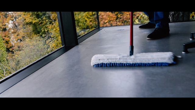 Video Reference: Floor, Flooring, Tile, Hardwood, Wood, Broom, Concrete, Driveway, Asphalt