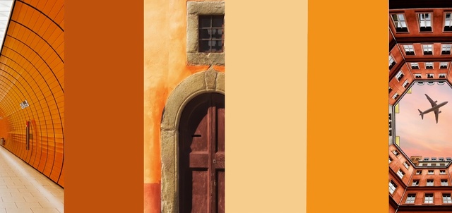 Video Reference: Arch, Yellow, Orange, Architecture, Door, Window, Facade, Building