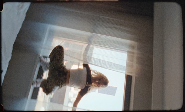 Video Reference: Hair, Beauty, Long hair, Window, Room, Photography, Reflection, Interior design, Brown hair