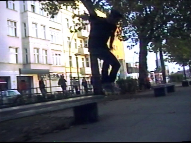 Video Reference: Photograph, Skateboard, Neighbourhood, Urban area, Town, Skateboarding, Snapshot, Boardsport, Mode of transport, Tree