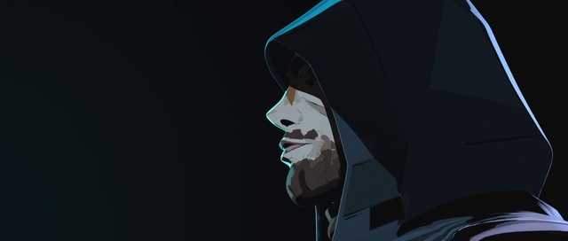 Video Reference: Cartoon, Fictional character, Illustration, Anime, Animation, Graphic design, Supervillain, Batman, Art, Black hair