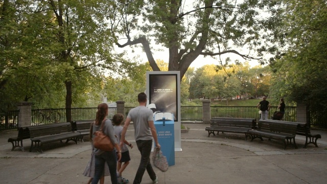 Video Reference: tree, public space, plant, recreation, park, city, outdoor structure, walkway, leisure, walking