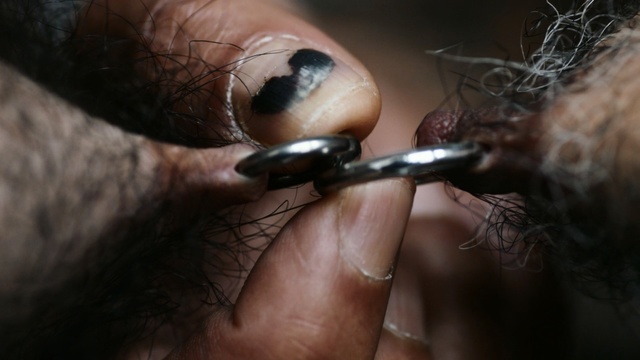 Video Reference: eyebrow, close up, eye, mouth, eyelash, facial hair, nail, finger, ear, neck