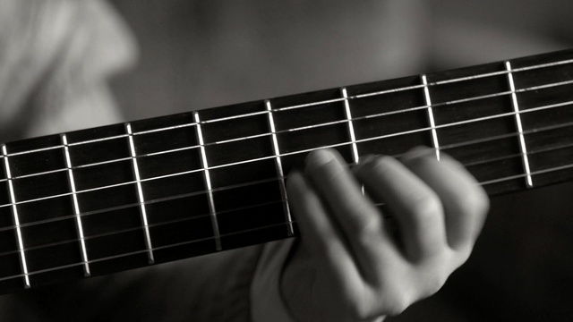 Video Reference: Guitar, String instrument, Musical instrument, String instrument, Plucked string instruments, String instrument accessory, Finger, Musician, Bass guitar, Acoustic guitar