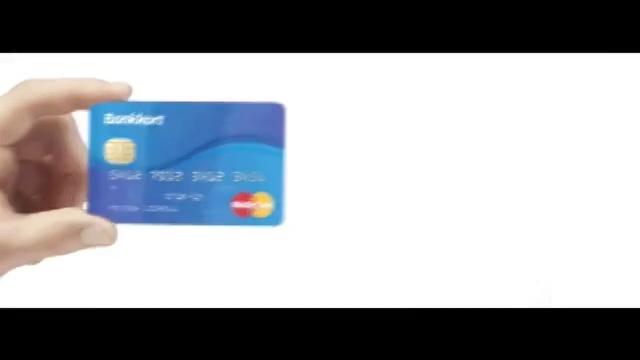 Video Reference: credit card, card, finger, product, hand, white background