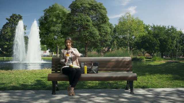 Video Reference: nature, tree, leisure, water, furniture, garden, plant, water feature, recreation, bench