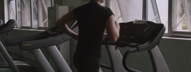 Video Reference: exercise machine, exercise equipment, gym, structure, room, treadmill