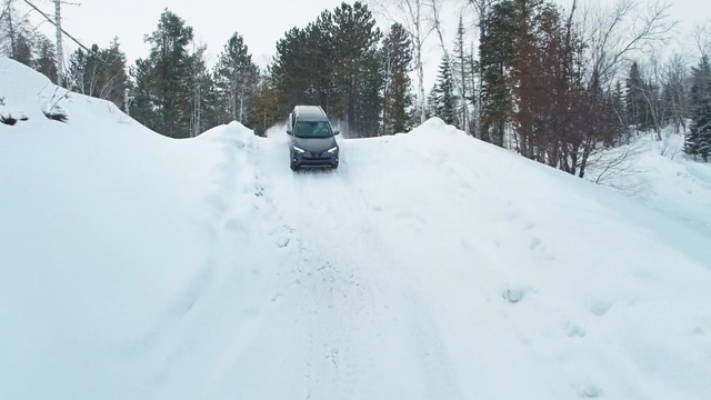 Video Reference: snow, winter, freezing, geological phenomenon, winter storm, blizzard, piste, terrain, tree, frost