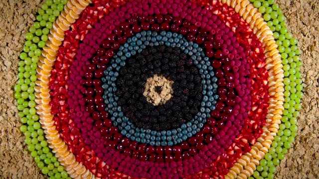 Video Reference: Crochet, Woolen, Pattern, Circle, Art, Textile, Woven fabric, Tapestry, Needlework, Craft