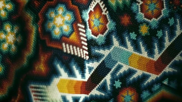 Video Reference: blue, textile, art, pattern, organism, material, world