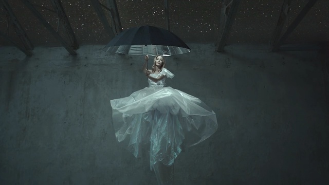 Video Reference: water, darkness, dress, rain, atmosphere, screenshot, midnight, girl, computer wallpaper, stock photography