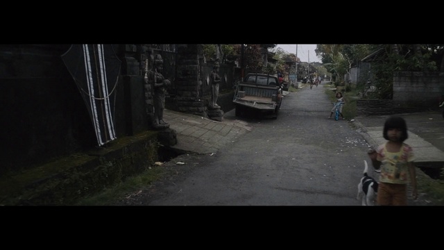 Video Reference: Black, Mode of transport, Nature, Street, Road, Lane, Darkness, Town, Asphalt, Morning