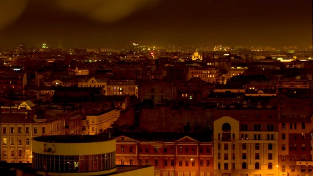 Video Reference: cityscape, city, night, urban area, sky, metropolis, skyline, town, evening, metropolitan area