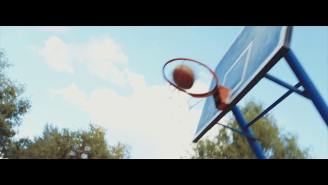 Video Reference: Basketball, Basketball court, Basketball hoop, Sky, Streetball, Basketball moves, Net, Eye, Cloud, Ball