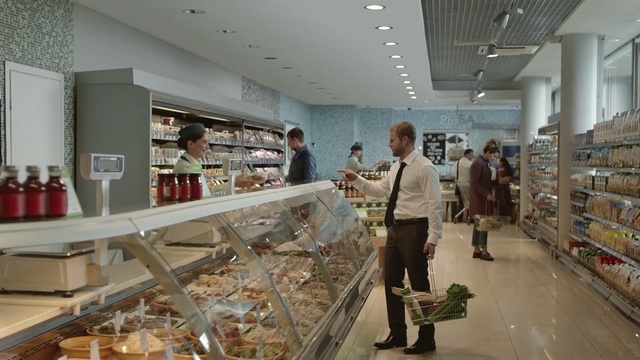 Video Reference: supermarket, retail, grocery store, bakery, whole food, interior design