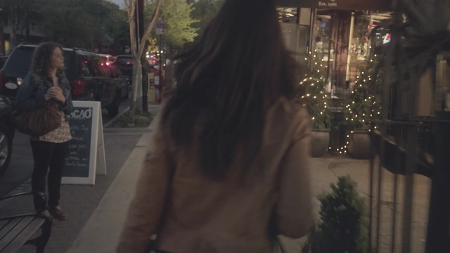 Video Reference: snapshot, girl, tree, night, street, darkness, midnight, city, screenshot, road