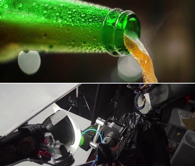 Video Reference: Liquid, Green, Drinkware, Bottle, Automotive lighting, Glass bottle, Alcoholic beverage, Drink, Wine bottle, Automotive design