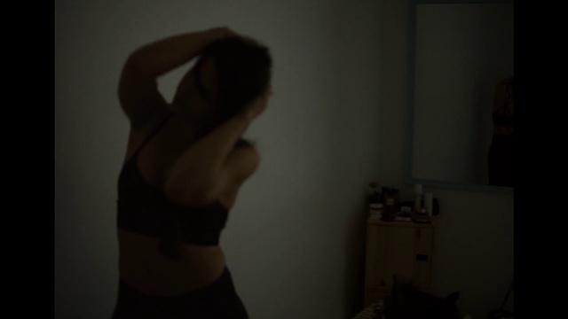 Video Reference: Shoulder, Black, Photograph, Back, Standing, Arm, Muscle, Abdomen, Joint, Leg