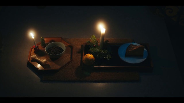 Video Reference: Candle, Wax, Flame, Fire, Heat, Gas, Candle holder, Plant, Event, Darkness