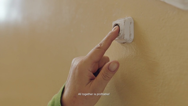 Video Reference: Finger, Wall, Hand, Plaster, Power plugs and sockets, Thumb, Electronic device, Ceiling, Gesture