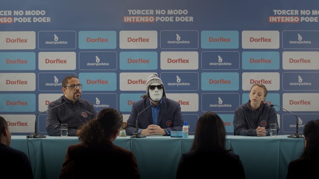 Video Reference: News conference, Sky, Event, Public event, Stage equipment, World, Convention, Spokesperson, Table, Media, Person