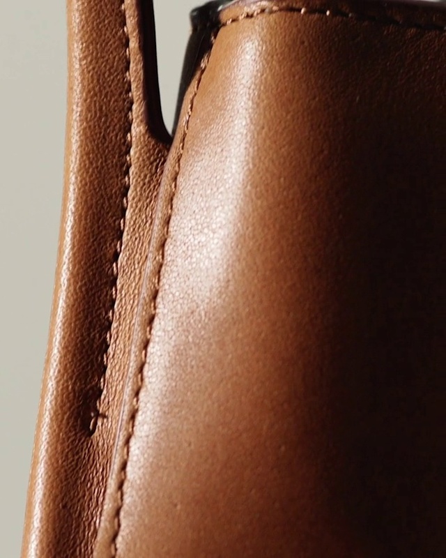 Video Reference: Tan, Leather, Brown, Footwear, Beige, Shoe, Caramel color, Boot