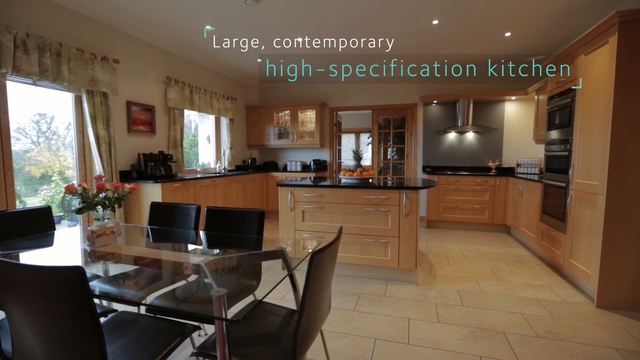 Video Reference: property, room, kitchen, real estate, interior design, flooring, apartment, estate, dining room, Person