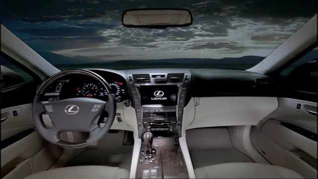 Video Reference: car, land vehicle, vehicle, motor vehicle, center console, lexus, steering wheel, automotive design, luxury vehicle, sedan