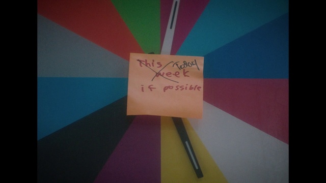 Video Reference: Post-it note, Text, Yellow, Construction paper, Magenta, Paper, Material property, Paper product, Art paper, Art