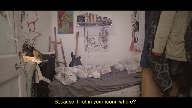 Video Reference: Snapshot, Art, Visual arts, Room, Human, Textile, Photography, Adaptation, Illustration, Furniture